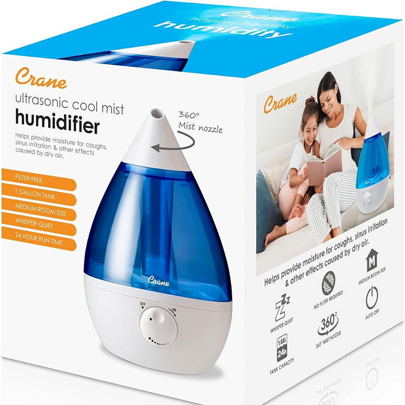 CRANE TEARDROP COOL MIST HUMIDIFIER LIQUIDATION LOT