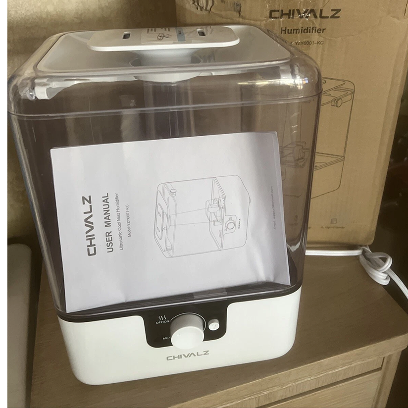 CHIVALZ 6L TOP FILL HUMIDIFIER LIQUIDATION LOT