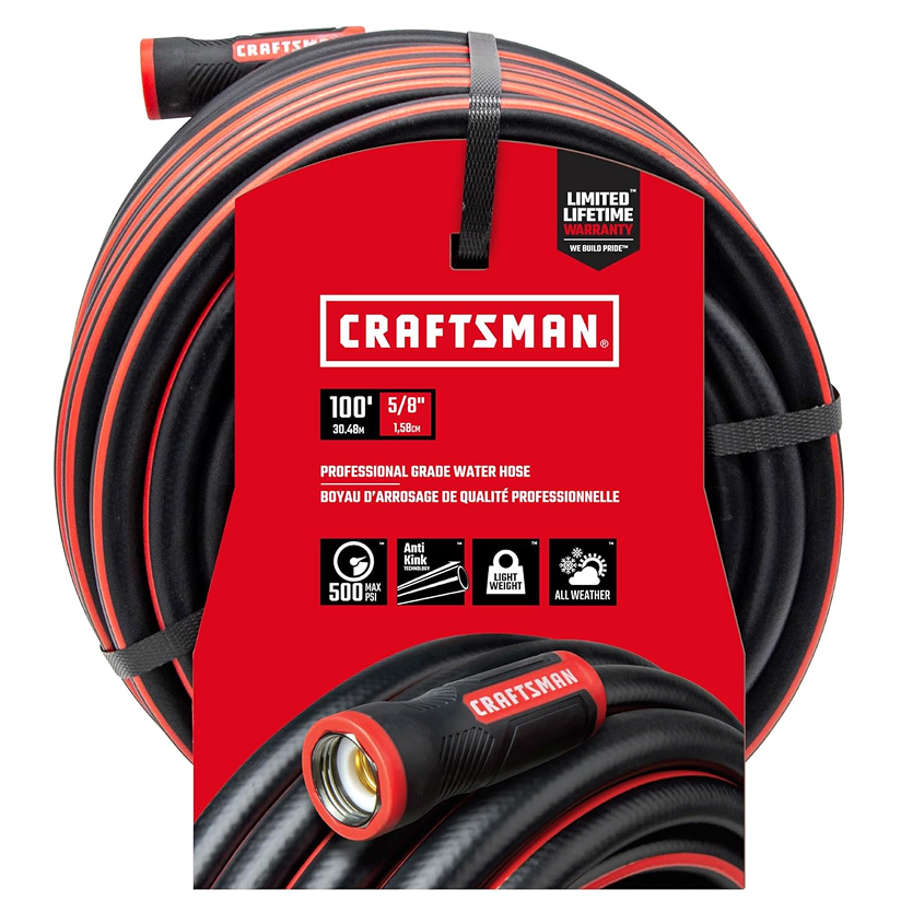 CRAFTSMAN 100 FT HEAVY-DUTY GARDEN HOSE LIQUIDATION LOT